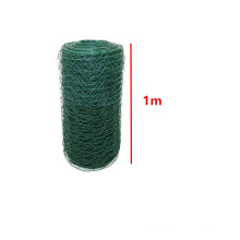 SS 304 Hexagonal Chicken Wire Fencing Livestock PVC Coated Fence Roll